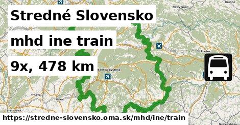 Stredné Slovensko Doprava iná train