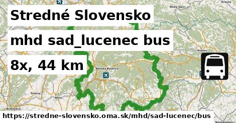 Stredné Slovensko Doprava sad-lucenec bus