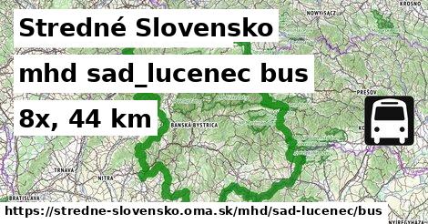 Stredné Slovensko Doprava sad-lucenec bus