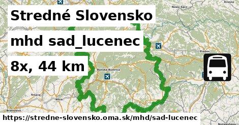 Stredné Slovensko Doprava sad-lucenec 