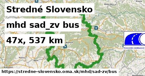 Stredné Slovensko Doprava sad-zv bus