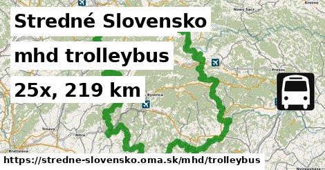 Stredné Slovensko Doprava trolleybus 