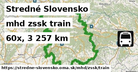 Stredné Slovensko Doprava zssk train