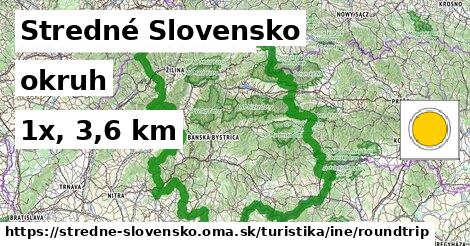 Stredné Slovensko Turistické trasy iná okruh