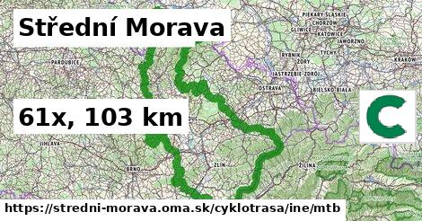 Střední Morava Cyklotrasy iná mtb