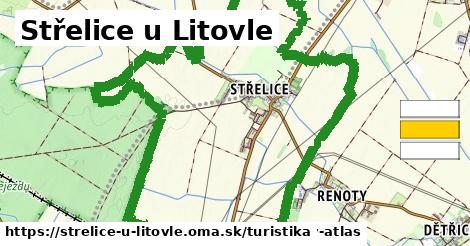 Střelice u Litovle Turistické trasy  