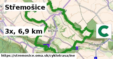 Střemošice Cyklotrasy iná 