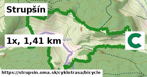 Strupšín Cyklotrasy bicycle 