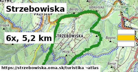 Strzebowiska Turistické trasy  