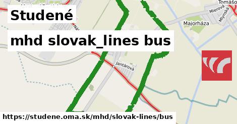 Studené Doprava slovak-lines bus