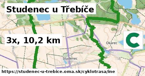 Studenec u Třebíče Cyklotrasy iná 