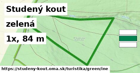 Studený kout Turistické trasy zelená iná