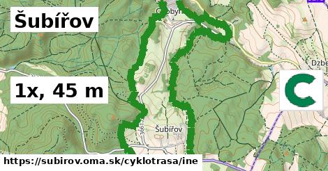 Šubířov Cyklotrasy iná 