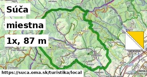 Súča Turistické trasy miestna 