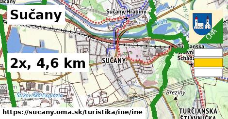 Sučany Turistické trasy iná iná