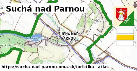 Suchá nad Parnou Turistické trasy  