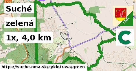 Suché Cyklotrasy zelená 