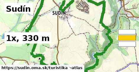 Sudín Turistické trasy  