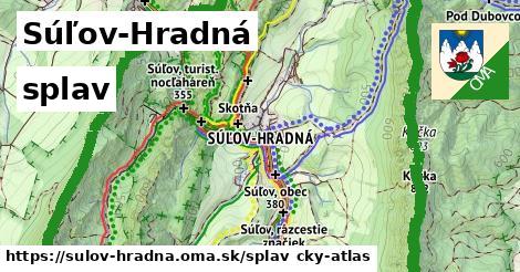 Súľov-Hradná Splav  