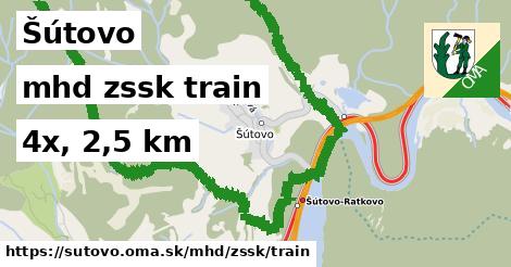 Šútovo Doprava zssk train