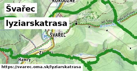 Švařec Lyžiarske trasy  