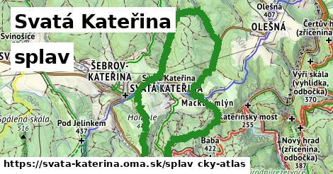 Svatá Kateřina Splav  