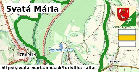 Svätá Mária Turistické trasy  