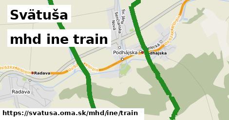 Svätuša Doprava iná train