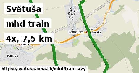 Svätuša Doprava train 