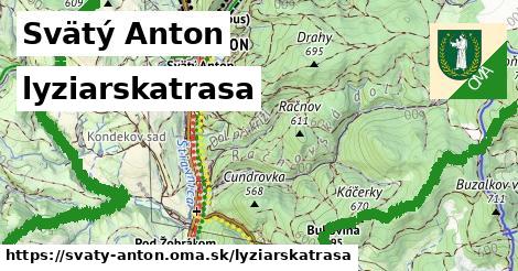 Svätý Anton Lyžiarske trasy  