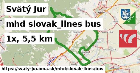 Svätý Jur Doprava slovak-lines bus