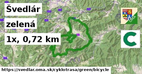 Švedlár Cyklotrasy zelená bicycle