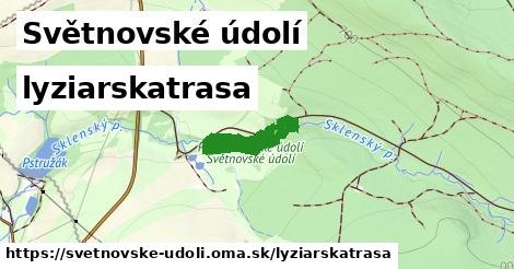 Světnovské údolí Lyžiarske trasy  