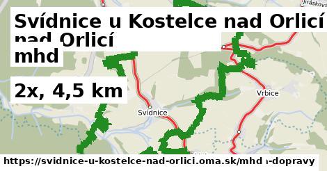 Svídnice u Kostelce nad Orlicí Doprava  