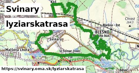 Svinary Lyžiarske trasy  