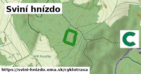 Sviní hnízdo Cyklotrasy  