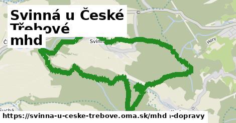 Svinná u České Třebové Doprava  