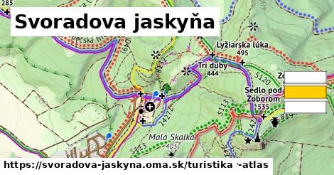 Svoradova jaskyňa Turistické trasy - oma.sk