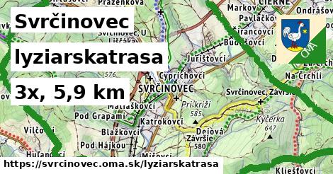 Svrčinovec Lyžiarske trasy  