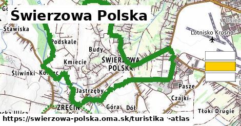 Świerzowa Polska Turistické trasy  