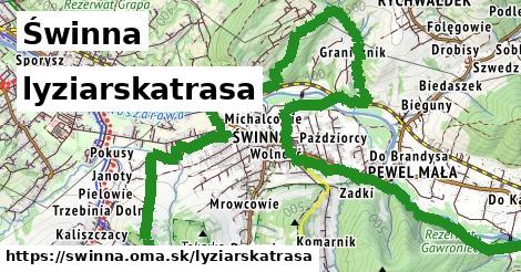 Świnna Lyžiarske trasy  