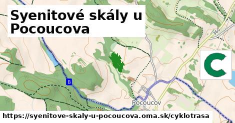 Syenitové skály u Pocoucova Cyklotrasy  