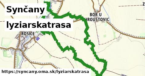 Synčany Lyžiarske trasy  