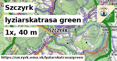 Szczyrk Lyžiarske trasy zelená 
