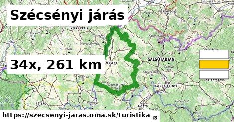 Szécsényi járás Turistické trasy  