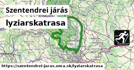 Szentendrei járás Lyžiarske trasy  