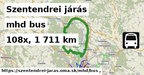 Szentendrei járás Doprava bus 