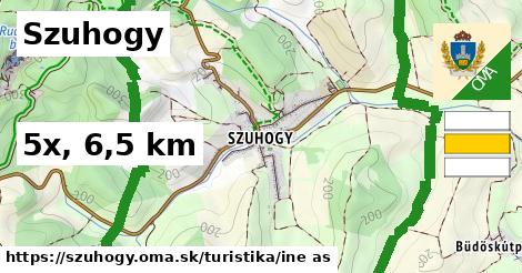 Szuhogy Turistické trasy iná 