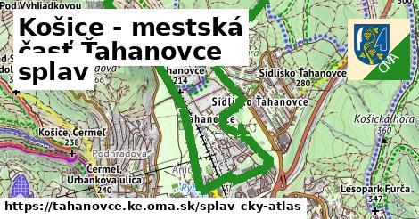 Košice - mestská časť Ťahanovce Splav  