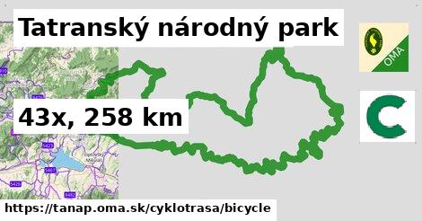 Tatranský národný park Cyklotrasy bicycle 